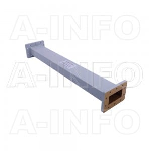 229WAL-500 WR229 Rectangular Straight Waveguide 3.3-4.9GHz with Two Rectangular Waveguide Interfaces
