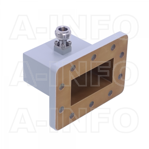 229WCAN Right Angle Rectangular Waveguide to Coaxial Adapter 3.3-4.9GHz WR229 to N Type Female