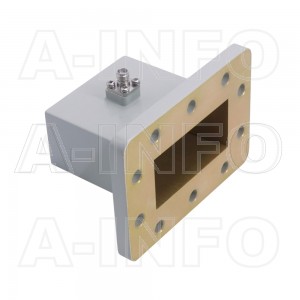 229WCAS Right Angle Rectangular Waveguide to Coaxial Adapter 3.3-4.9GHz WR229 to SMA Female