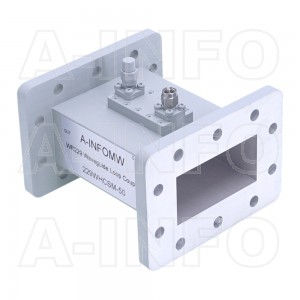 229WHCSM-50 WR229 Waveguide Loop Coupler WHCx-XX Type 3.3-4.9GHz 50dB Coupling SMA Male 