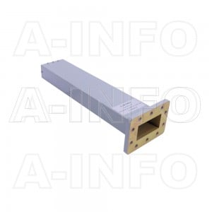 229WMPL40 WR229 Waveguide Low-Medium Power Load 3.3-4.9GHz with Rectangular Waveguide Interface