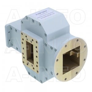 229WOMTS58.17-02 WR229 Waveguide Ortho-Mode Transducer(OMT) 3.3-4.9GHz 58.17mm(2.291inch) Square Waveguide Common Port
