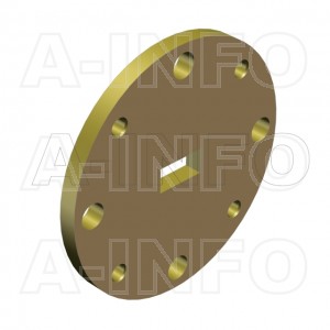 22WSPA-2.0_Cu WR22 Customized Spacer(Shim) 33-50GHz with Rectangular Waveguide Interfaces 