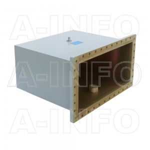 2300WCAN Right Angle Rectangular Waveguide to Coaxial Adapter 0.32-0.49GHz WR2300 to N Type Female