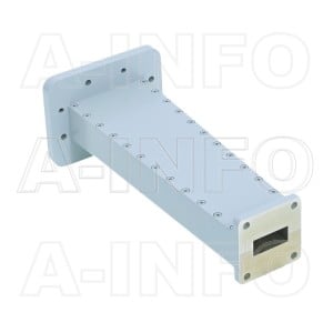 250D90WA-177.8 Double Ridge to Rectangular Waveguide Transition 8.2-12.4GHz 177.8mm(7inch) WRD250 to WR90