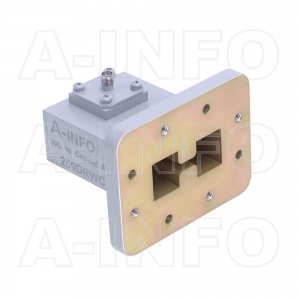 250DRWCAS Right Angle Double Ridge Waveguide to Coaxial Adapter 2.6-7.8GHz WRD250 to SMA Female