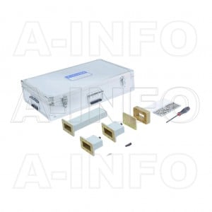 284CLKA1-SEFEF_DP WR284 Standard CLKA1 Series Waveguide Calibration Kits 2.6-3.95GHz with Rectangular Waveguide Interface