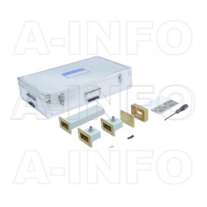 284CLKA1-NRFRF_DP WR284 Standard CLKA1 Series Waveguide Calibration Kits 2.6-3.95GHz with Rectangular Waveguide Interface