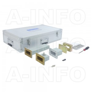 284CLKA1-SRFEF_DP WR284 Standard CLKA1 Series Waveguide Calibration Kits 2.6-3.95GHz with Rectangular Waveguide Interface
