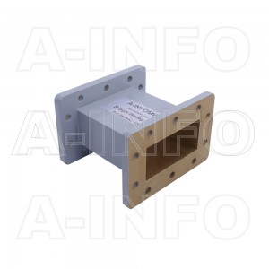 284WAL-100 WR284 Rectangular Straight Waveguide 2.6-3.95GHz with Two Rectangular Waveguide Interfaces