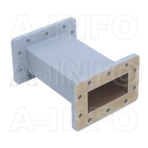 284WAL-150 WR284 Rectangular Straight Waveguide 2.6-3.95GHz with Two Rectangular Waveguide Interfaces