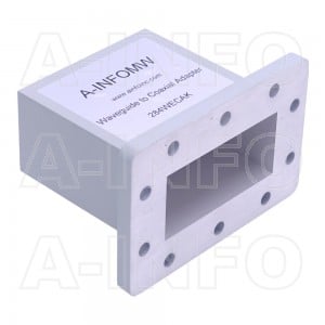 284WECAK Endlaunch Rectangular Waveguide to Coaxial Adapter 2.6-3.95GHz WR284 to 2.92mm Female