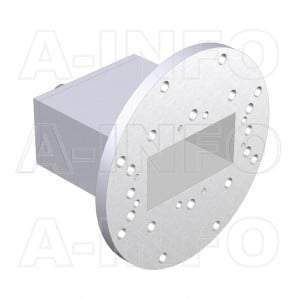 284WECAN_PB Endlaunch Rectangular Waveguide to Coaxial Adapter 2.6-3.95GHz WR284 to N Type Female