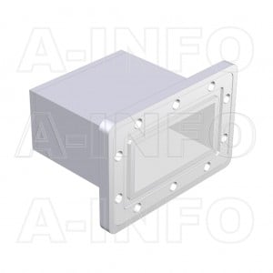284WECAS_DM Endlaunch Rectangular Waveguide to Coaxial Adapter 2.6-3.95GHz WR284 to SMA Female