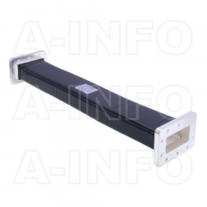 284WF-500_DPDM WR284 Flexible Waveguide 2.6-3.95GHz with Two Rectangular Waveguide Interfaces 