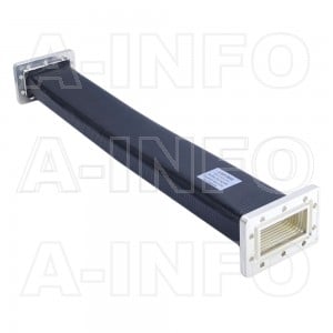 284WF-600_DPDM WR284 Flexible Waveguide 2.6-3.95GHz with Two Rectangular Waveguide Interfaces 