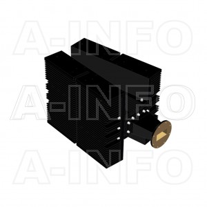 284WHPL5000_AP WR284 Waveguide High Power Load 2.6-3.95GHz with Rectangular Waveguide Interface