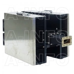 284WHPL5000_D2F WR284 Waveguide High Power Load 2.6-3.95GHz with Rectangular Waveguide Interface
