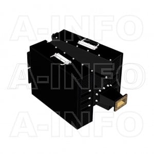 284WHPL5000F_DM WR284 Waveguide High Power Load 2.6-3.95GHz with Rectangular Waveguide Interface