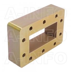 284WSPA14 WR284 Wavelength 1/4 Spacer(Shim) 2.6-3.95GHz with Rectangular Waveguide Interfaces 