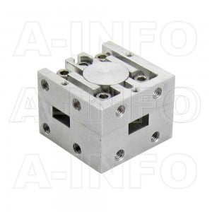 28WCIC-340360-20-2 WR28 Waveguide Circulator 34-36Ghz with Three Rectangular Waveguide Interfaces 