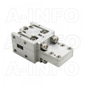 28WISO-340360-18-1 WR28 Waveguide Isolator 34-36Ghz with Two Rectangular Waveguide Interfaces 
