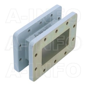 340WAL-50 WR340 Rectangular Straight Waveguide 2.2-3.3GHz with Two Rectangular Waveguide Interfaces