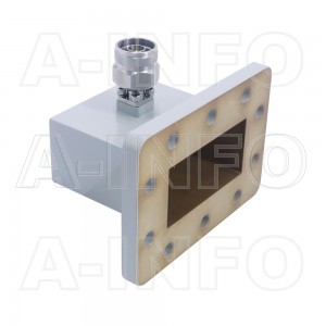 340WCANM Right Angle Rectangular Waveguide to Coaxial Adapter 2.2-3.3GHz WR340 to N Type Male