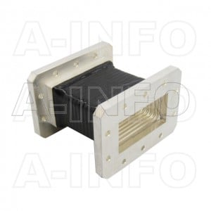 340WF-125 WR340 Flexible Waveguide 2.2-3.3GHz with Two Rectangular Waveguide Interfaces 