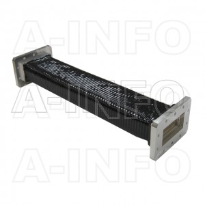 340WF-500 WR340 Flexible Waveguide 2.2-3.3GHz with Two Rectangular Waveguide Interfaces 