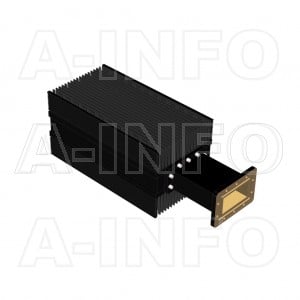 340WHPL2500_DM WR340 Waveguide High Power Load 2.2-3.3GHz with Rectangular Waveguide Interface