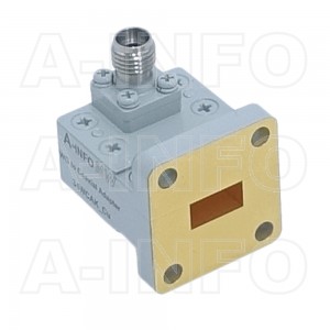 34WCAK_Cu Right Angle Rectangular Waveguide to Coaxial Adapter 22-33GHz WR34 to 2.92mm Female