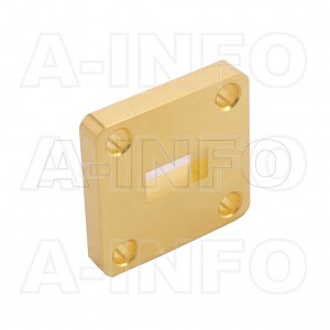34WSPA14_Cu WR34 Wavelength 1/4 Spacer(Shim) 22-33GHz with Rectangular Waveguide Interfaces 