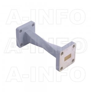 34WTA-55_Cu WR34 Rectangular Twist Waveguide 22-33GHz with Two Rectangular Waveguide Interfaces