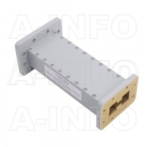 350D159WA-152.4 Double Ridge to Rectangular Waveguide Transition 4.9-7.05GHz 152.4mm(6inch) WRD350 to WR159