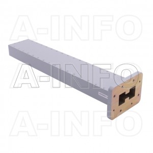 350DRWLPL WRD350 Double Ridge Waveguide Low Power Load 3.5-8.2GHz with Rectangular Waveguide Interface