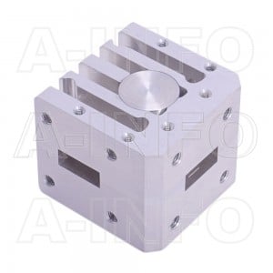 42WCIC-180265-20-50 WR42 Waveguide Circulator 18-26.5Ghz with Three Rectangular Waveguide Interfaces 