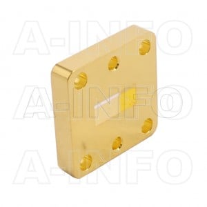 42WSPA14_Cu WR42 Wavelength 1/4 Spacer(Shim) 18-26.5GHz with Rectangular Waveguide Interfaces