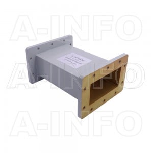 430WAL-200 WR430 Rectangular Straight Waveguide 1.7-2.6GHz with Two Rectangular Waveguide Interfaces
