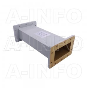 430WAL-300 WR430 Rectangular Straight Waveguide 1.7-2.6GHz with Two Rectangular Waveguide Interfaces