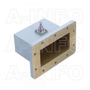 430WCAS Right Angle Rectangular Waveguide to Coaxial Adapter 1.7-2.6GHz WR430 to SMA Female