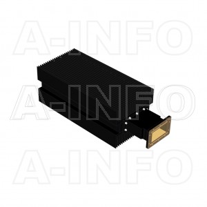 430WHPL6500_DM WR430 Waveguide High Power Load 1.7-2.6GHz with Rectangular Waveguide Interface
