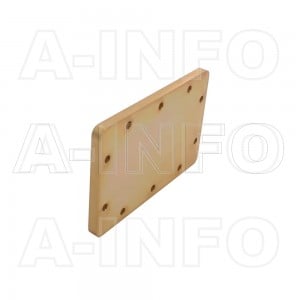 430WS WR430 Waveguide Short Plates 1.7-2.6GHz with Rectangular Waveguide Interface