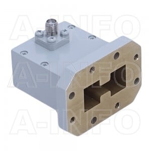 475DRWCAS Right Angle Double Ridge Waveguide to Coaxial Adapter 4.75-11GHz WRD475 to SMA Female
