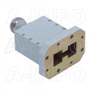 475DRWECAN Endlaunch Double Ridge Waveguide to Coaxial Adapter 4.75-11GHz WRD475 to N Type Female