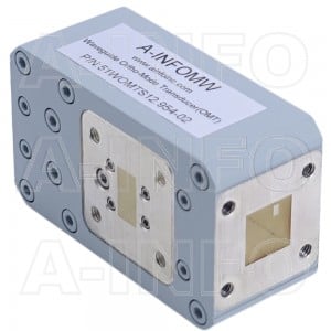 51WOMTS12.954-02 WR51 Waveguide Ortho-Mode Transducer(OMT) 15-22GHz 12.954mm(0.51inch) Square Waveguide Common Port