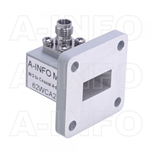62WCA2.4 Right Angle Rectangular Waveguide to Coaxial Adapter 12.4-18GHz WR62 to 2.4mm Female 