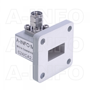 62WCA2.4M Right Angle Rectangular Waveguide to Coaxial Adapter 12.4-18GHz WR62 to 2.4mm Male