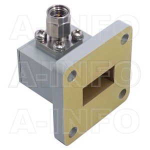 42WCA3.5M_Cu Right Angle Rectangular Waveguide to Coaxial Adapter 18-26.5GHz WR42 to 3.5mm Male