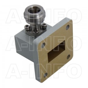 62WCAN Right Angle Rectangular Waveguide to Coaxial Adapter 12.4-18GHz WR62 to N Type Female